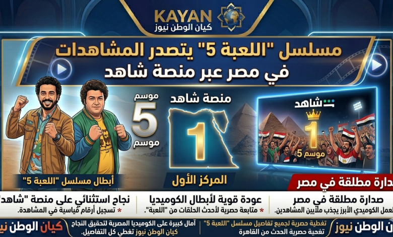 مسلسل “اللعبة 5”