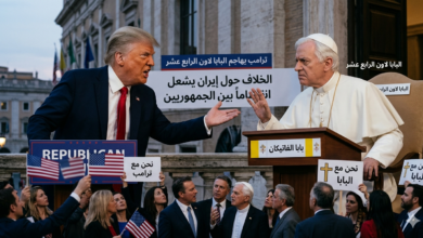 تصاعد الخلاف بين دونالد ترامب وبابا الفاتيكان لاون الرابع عشر 10 بابا الفاتيكان