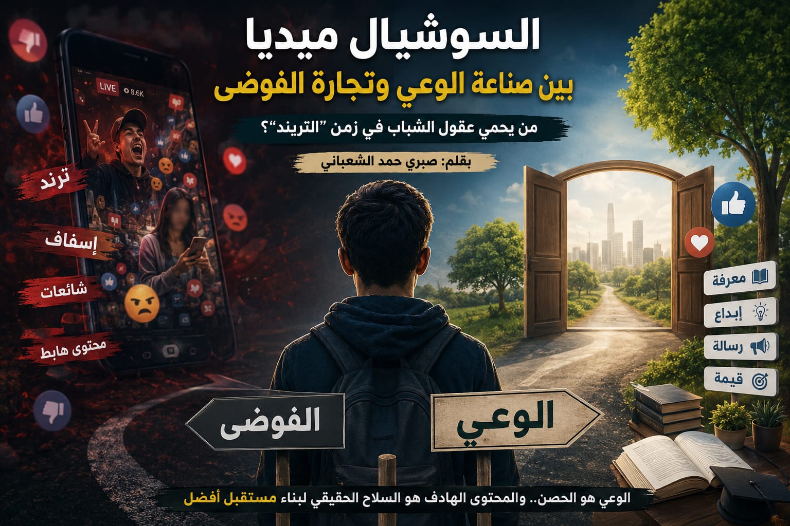 السوشيال ميديا بين صناعة الوعي وتجارة الفوضى 2 IMG 20260523 WA0000 1