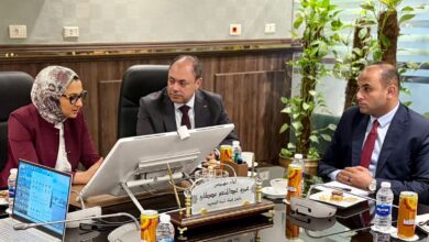 لبحث التعاون المشترك لقاء بين رئيس هيئة تنمية الصعيدومحافظ الوادي الجديد 6 99
