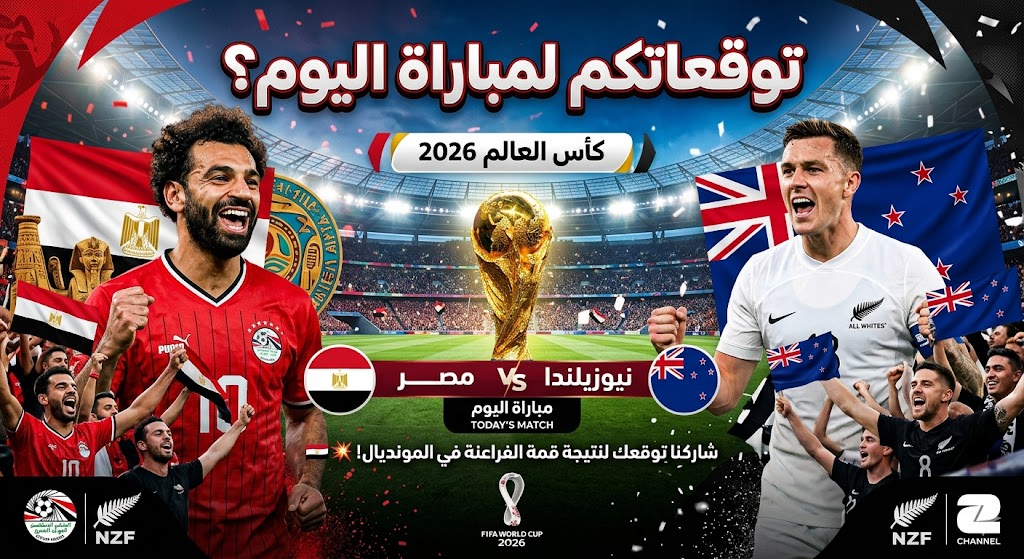 مباراة مصر ونيوزيلندا 2