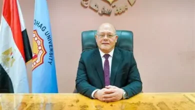 الدكتور محسن النعمانى رئيس جامعه سوهاج